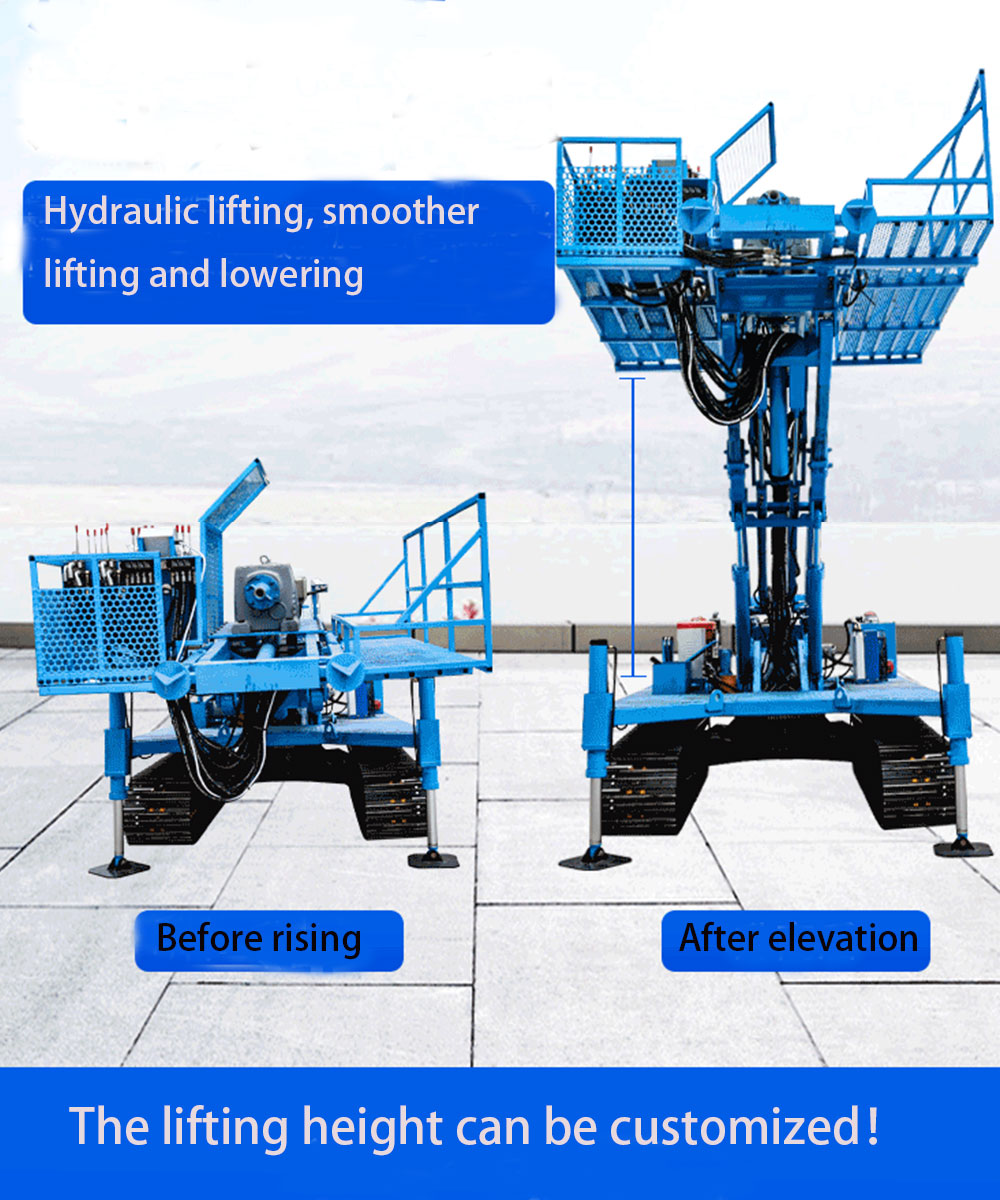 Máquina de ancoragem em rocha