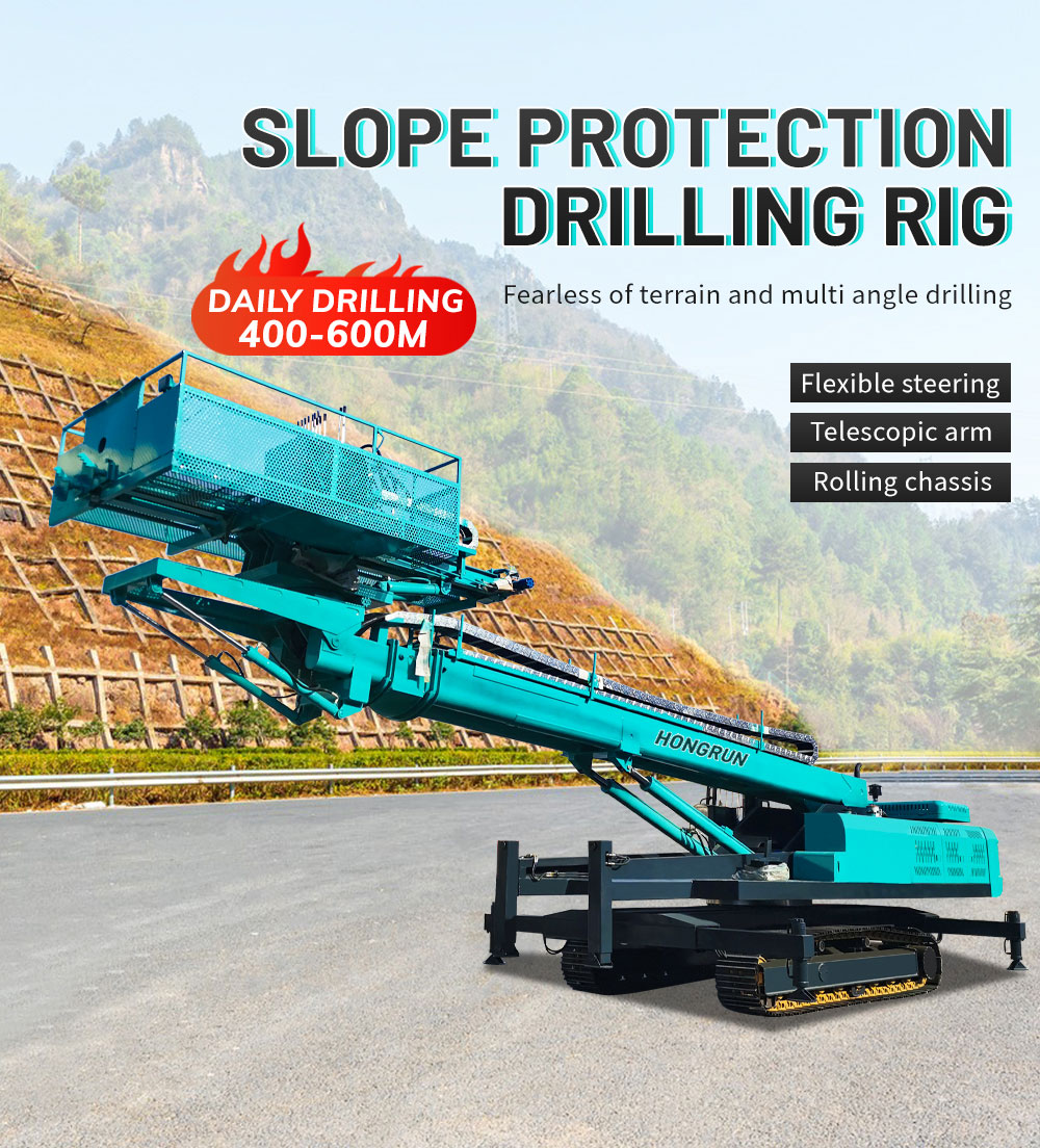 Slope Protection Anchoring Drilling Rig