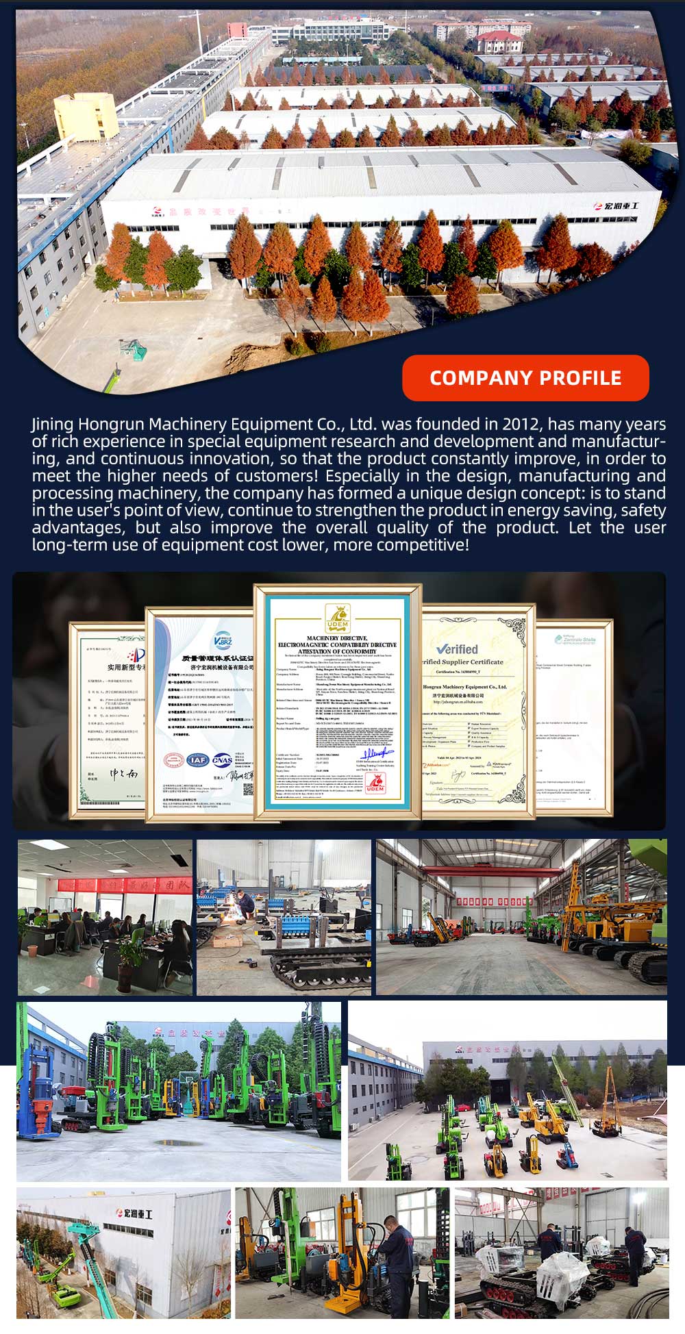 Tipo de soporte en la plataforma de perforación del agujero