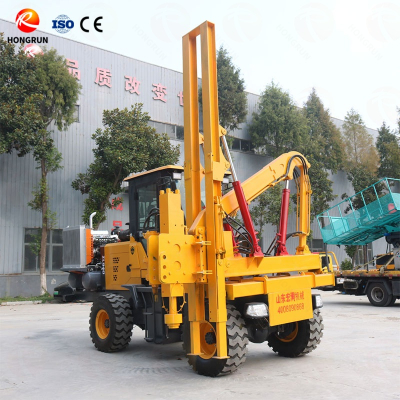 Guardrail Pile Driver