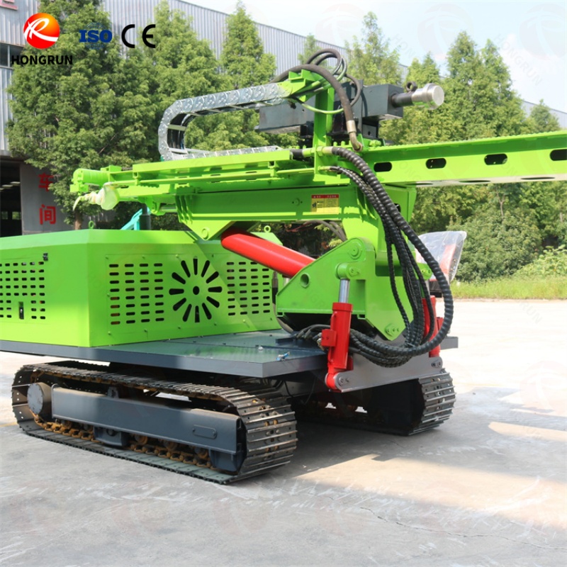 Bate-estaca fotovoltaica de placa de martelo hidráulico