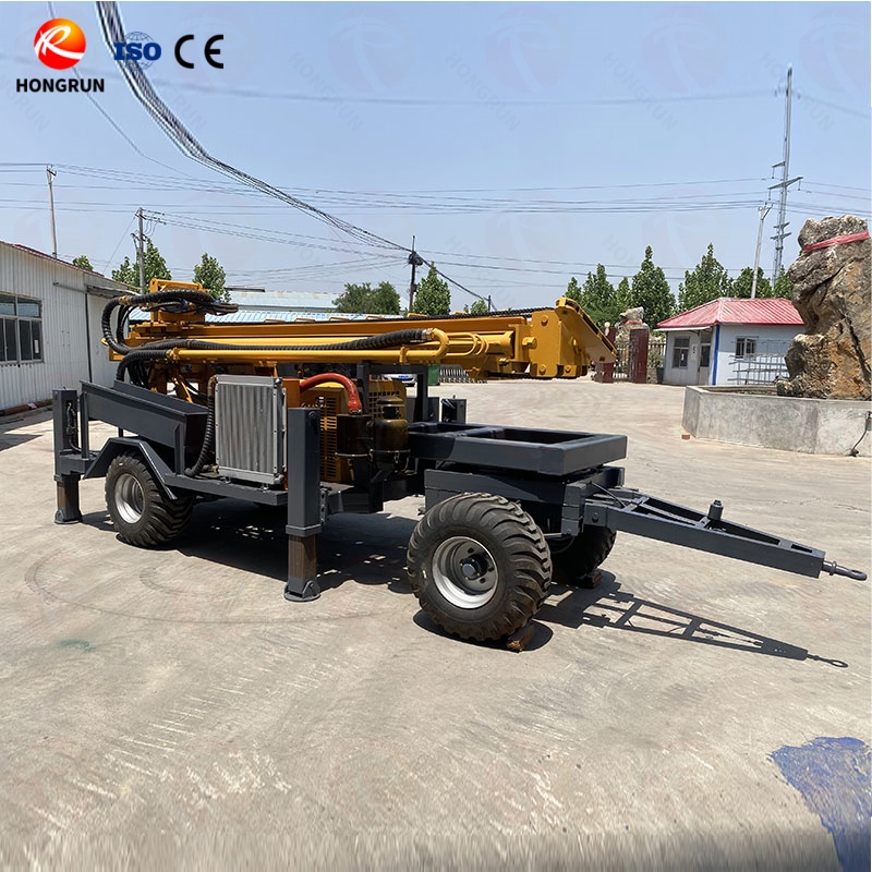 300M Wheeled Water Well Drilling Rig
