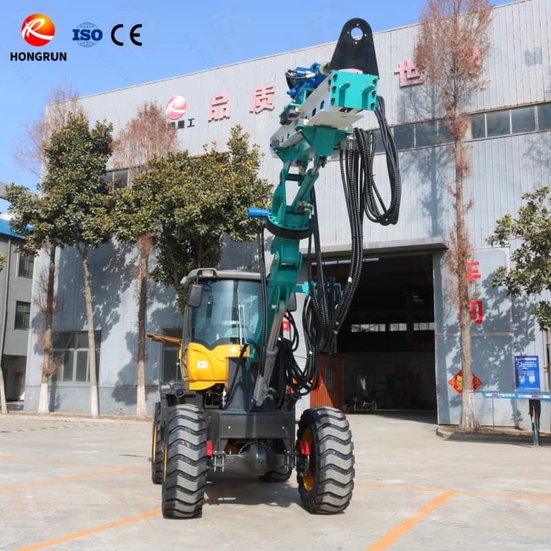 Perfuradora de túnel sobre rodas