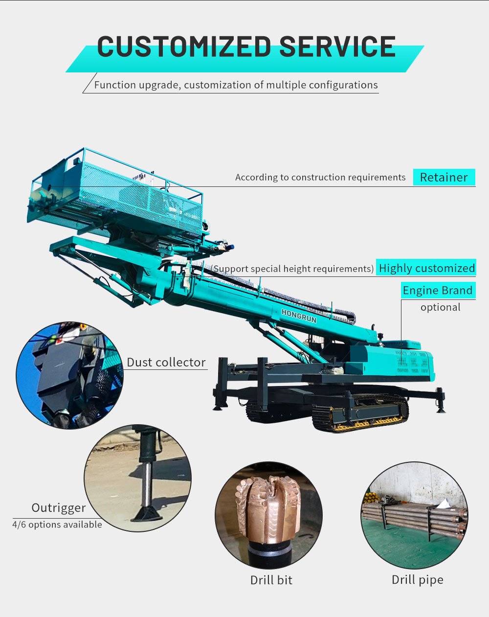 Slope Protection Anchoring Drilling Rig