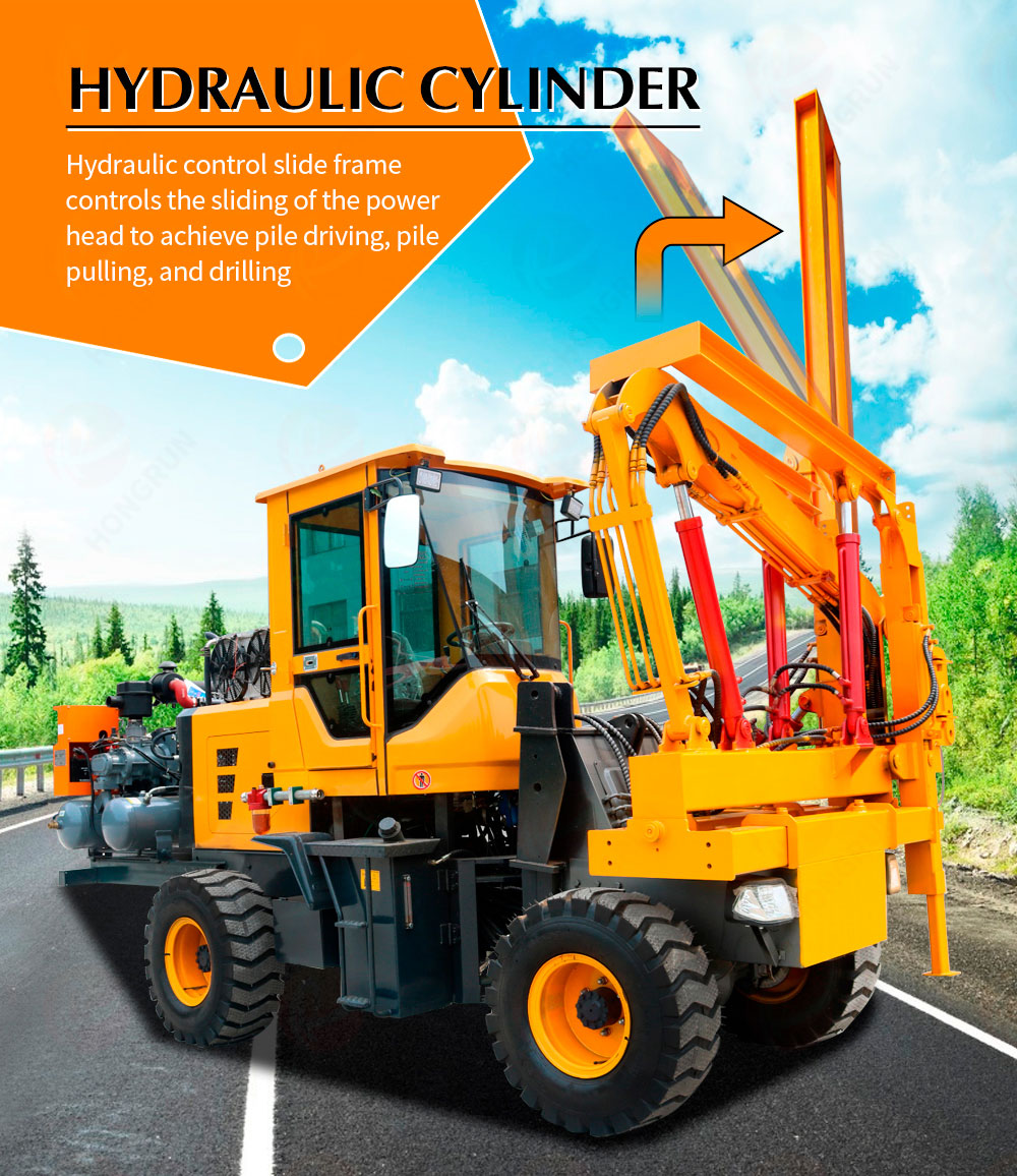 Guardrail Pile Driver