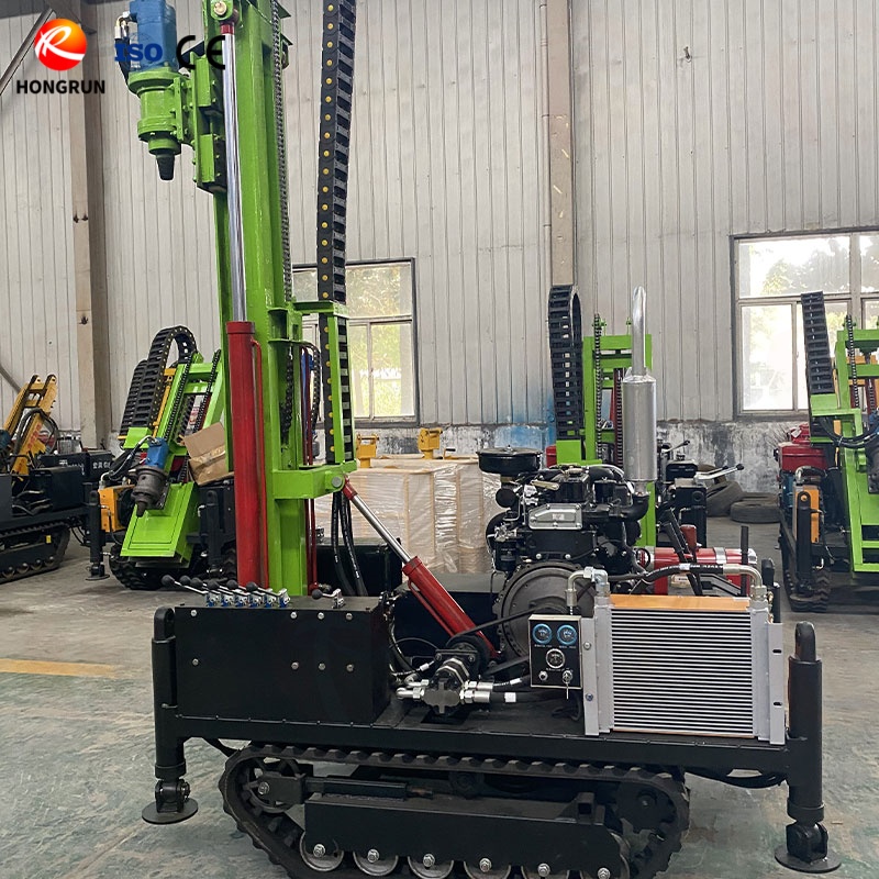 Máquina DTH para estaqueamento