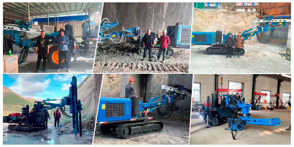 Plataforma de perforación hidráulica de túneles