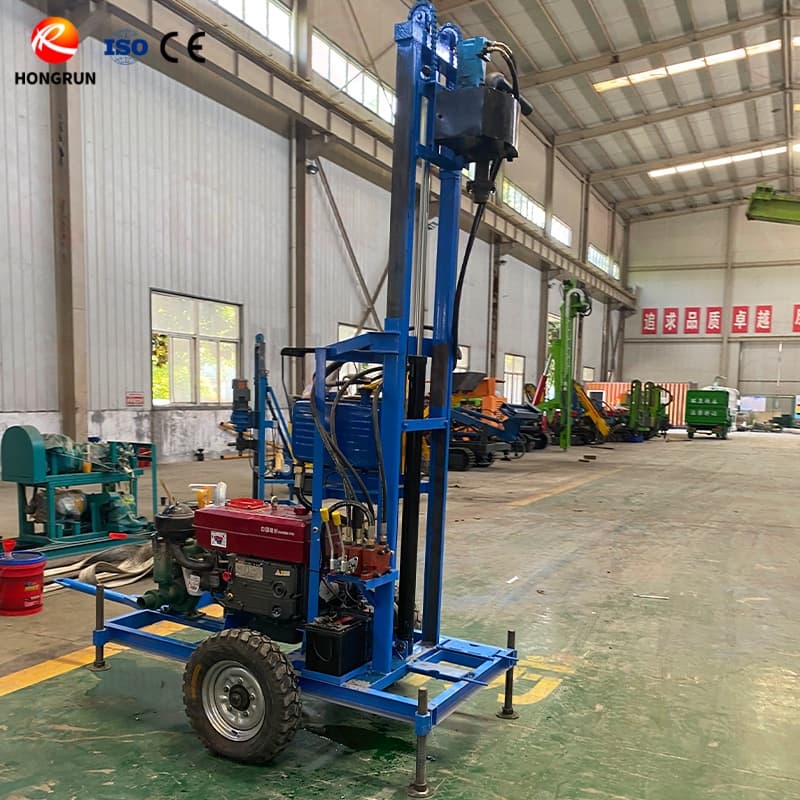 Diesel Hydraulic Water Well Drilling Rig