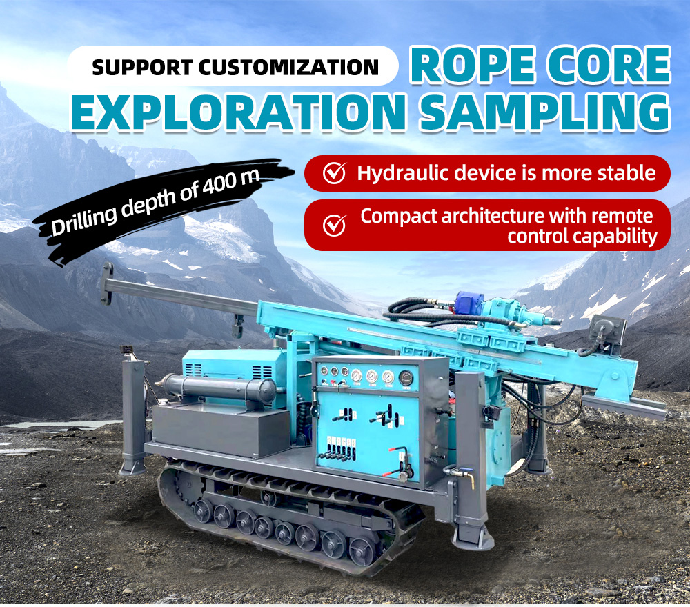 Plate-forme de forage d'exploration et de carottage de corde