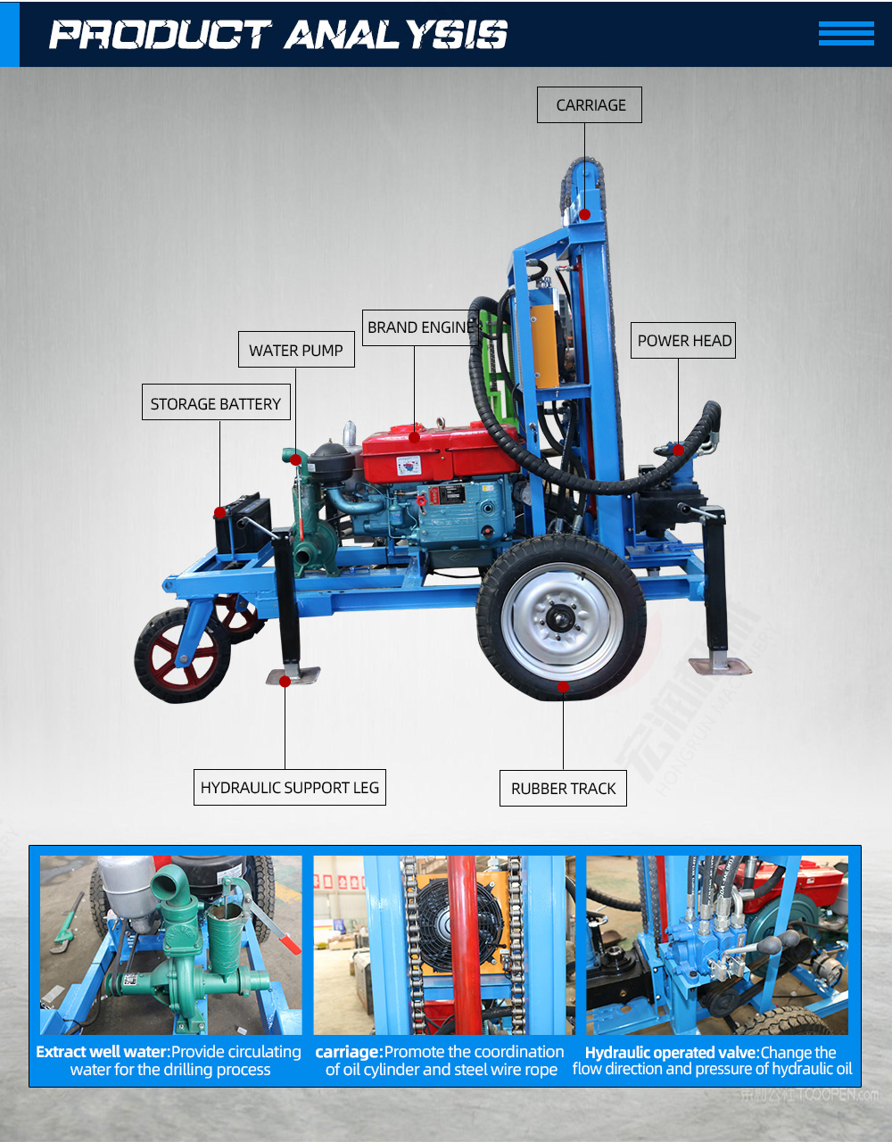 Diesel Hydraulic Drilling Rig