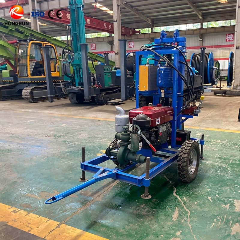 Diesel Hydraulic Water Well Drilling Rig