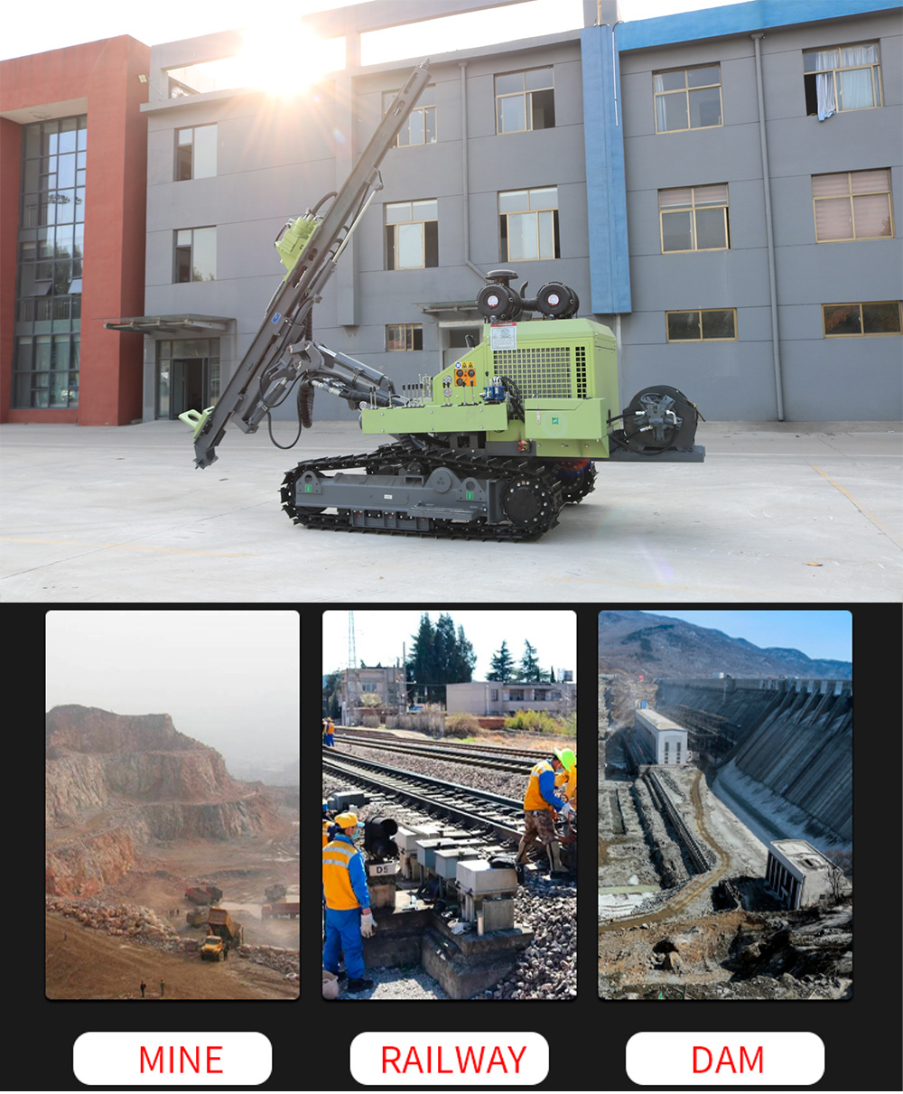 Hard Rock Drilling Machine