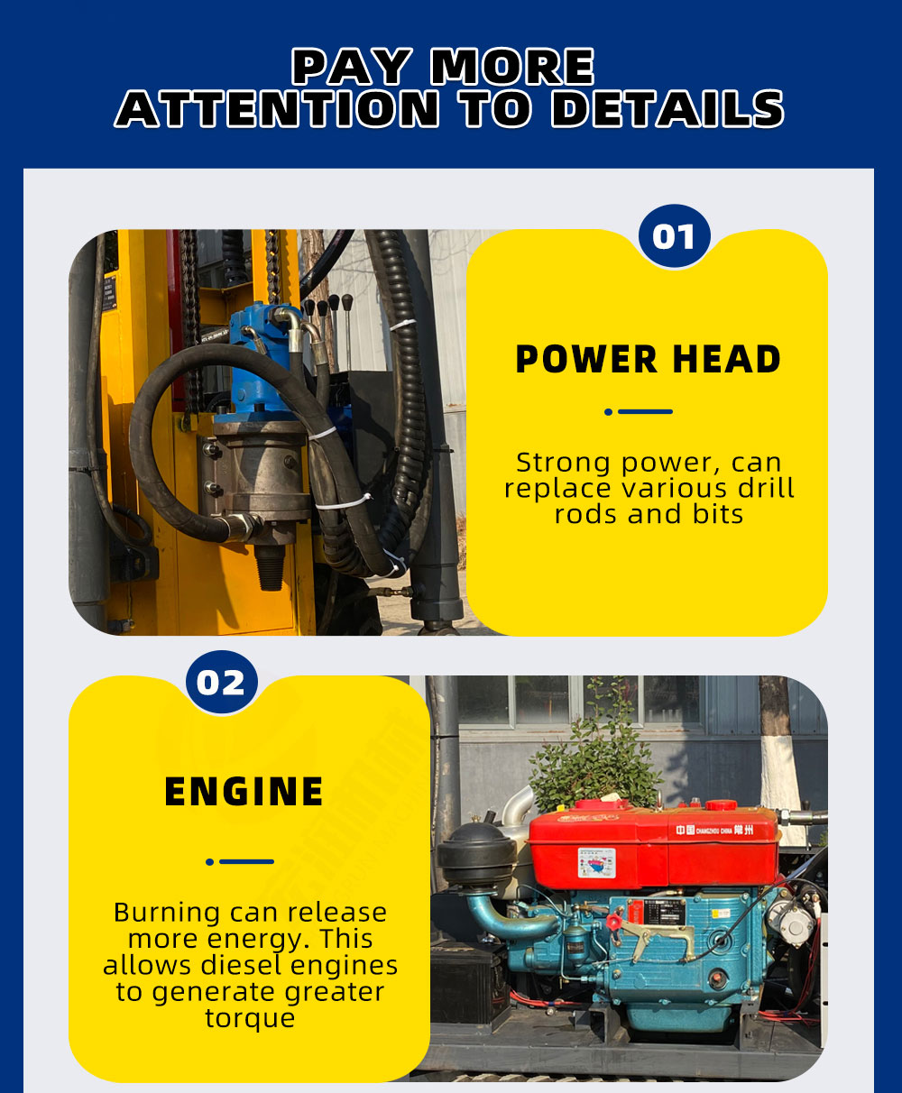 Дрель с высокой ногой в отверстии