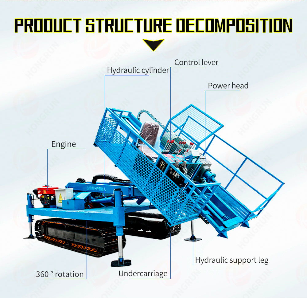 Small Anchoring Drilling Rig