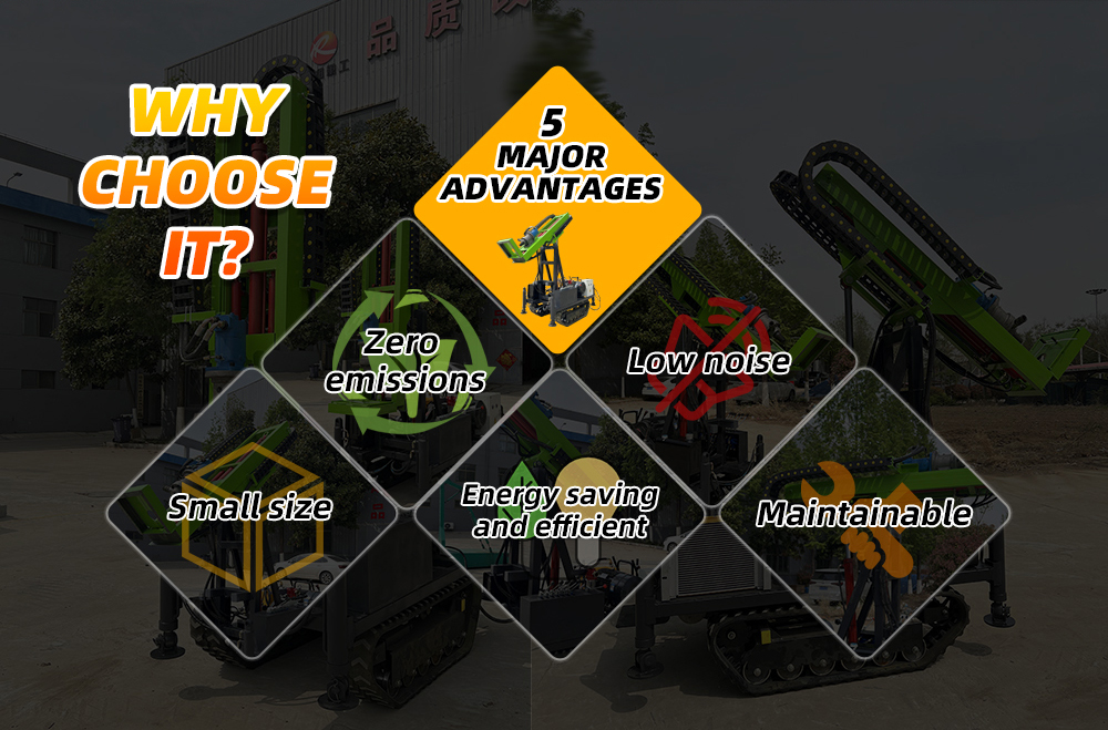 Equipamento de perfuração de furos pequenos