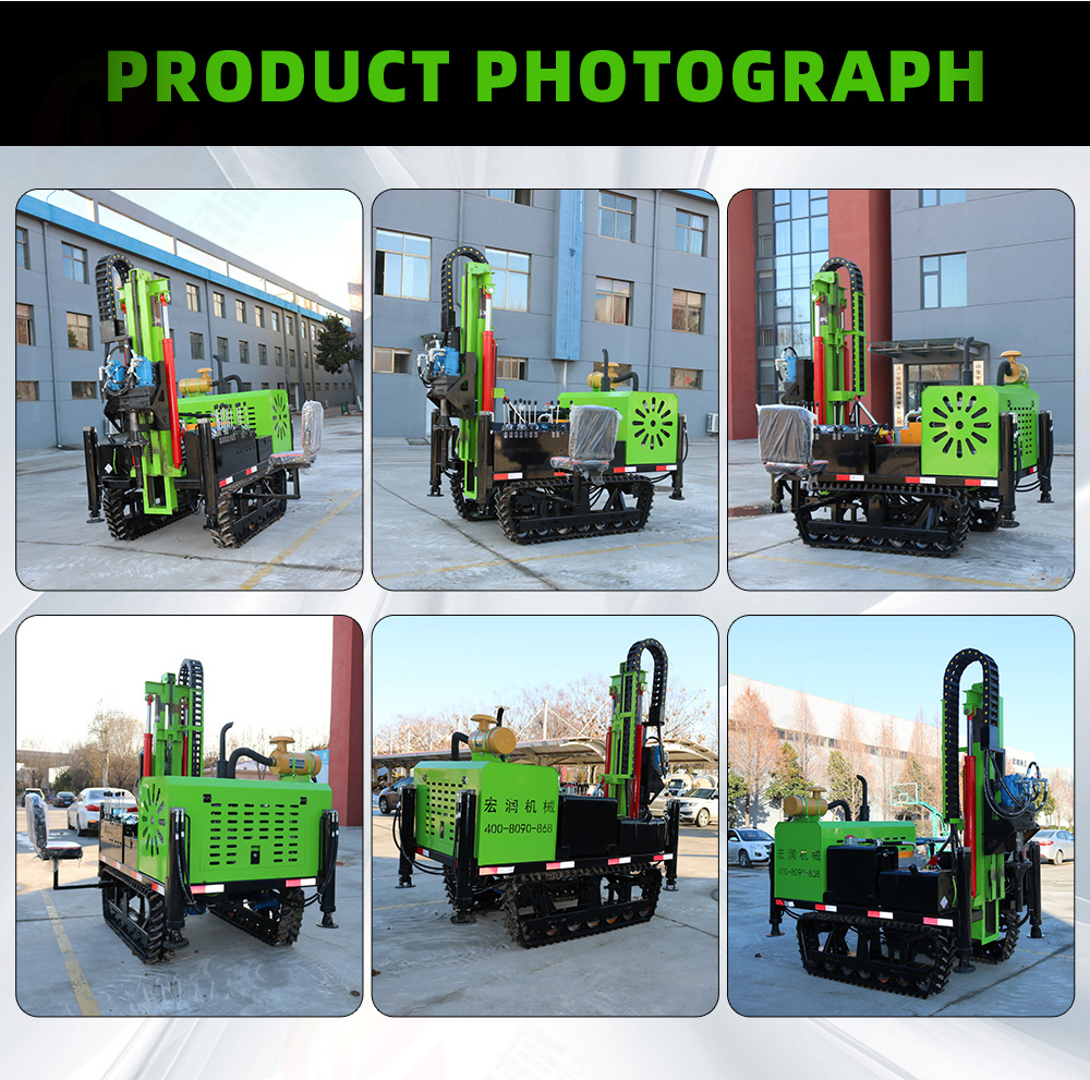 Four Cylinder Down The Hole Drilling Rig