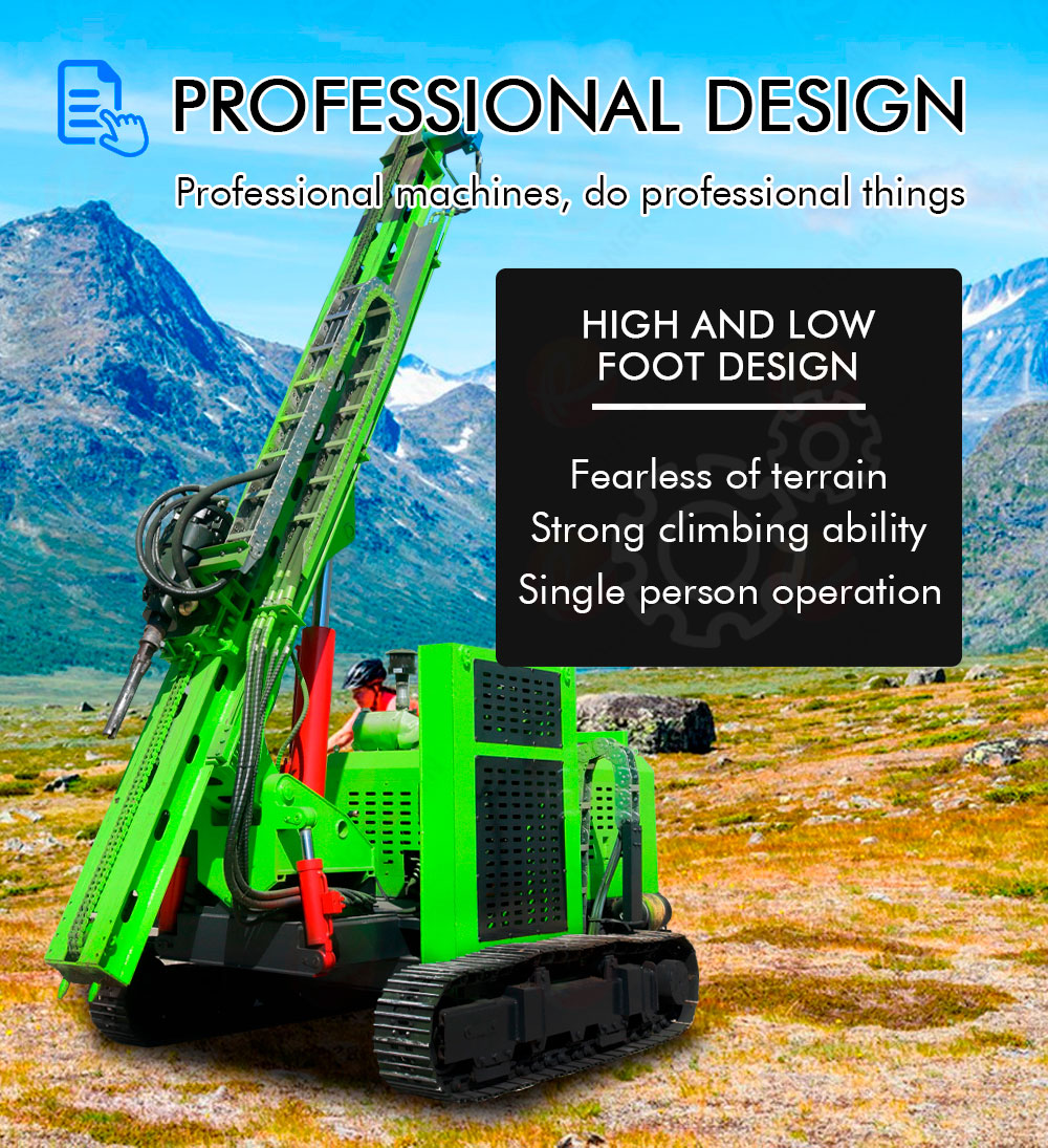 High Leg Photovoltaic Pile Driver