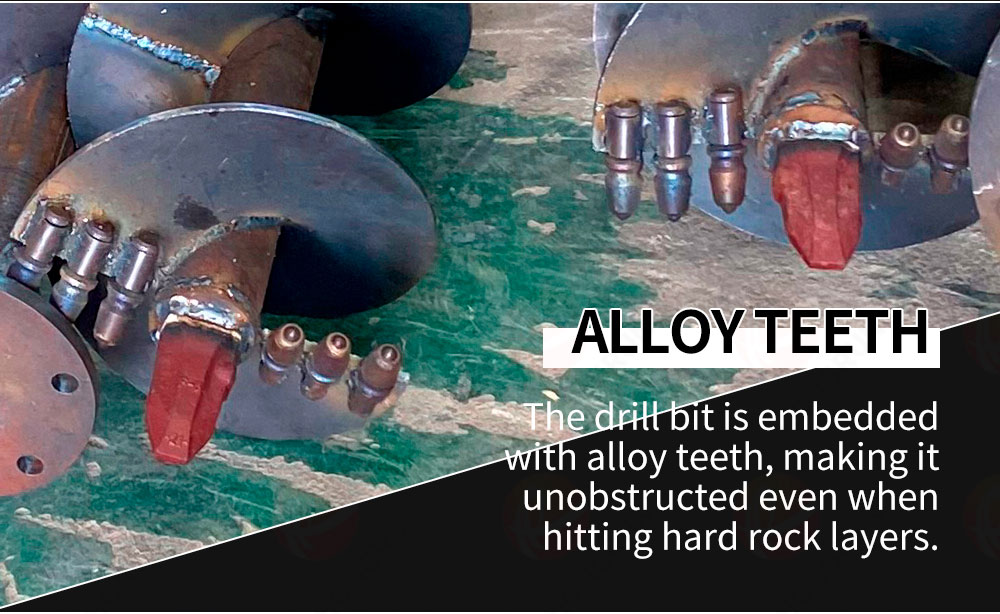 Excavator Mounted Auger