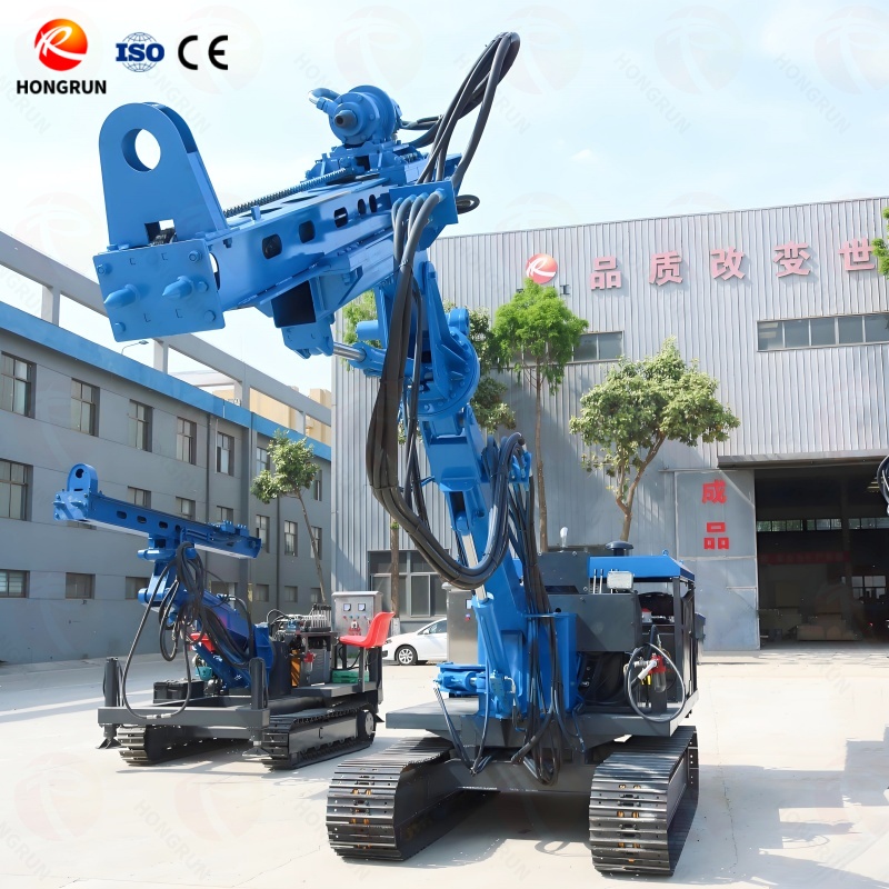 Буровая машина для взрывных работ