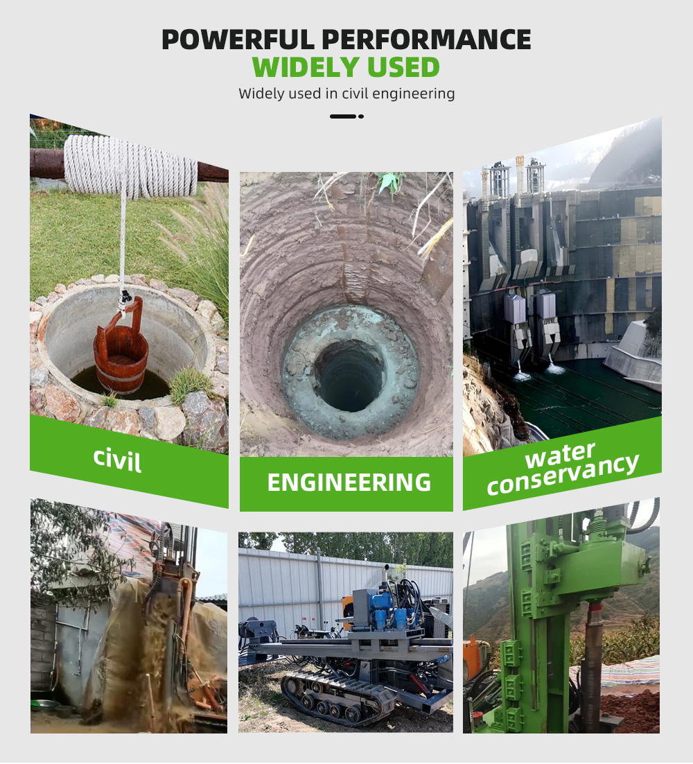 Equipamento de perfuração de poços de água residencial de 35 HP