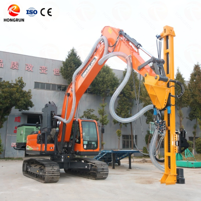 Excavator Drilling Rig