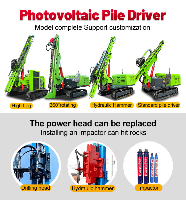 Solar Pile Ramming Machine