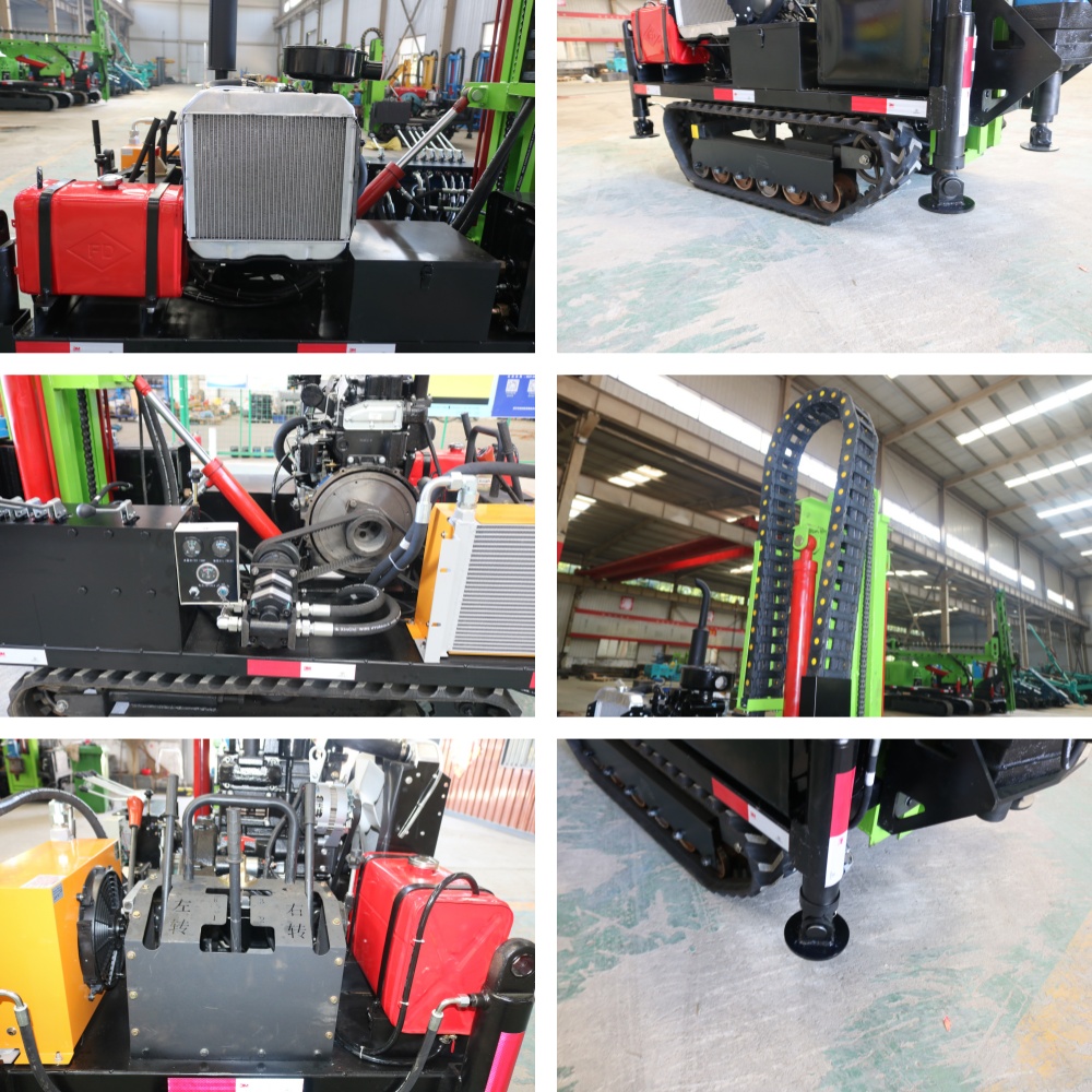 Máquina DTH para estaqueamento