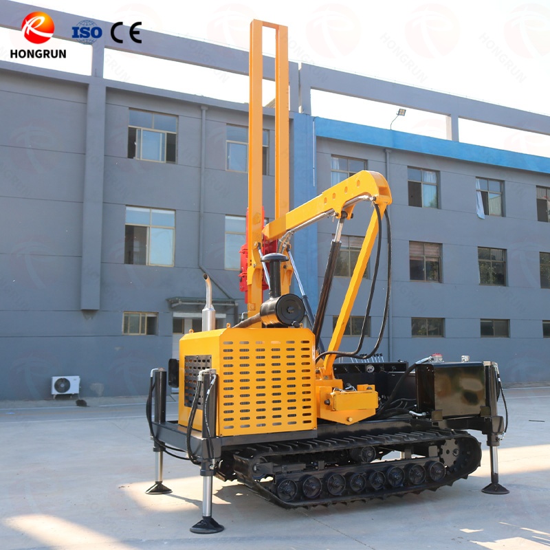 Road Guardrail Pile Driver