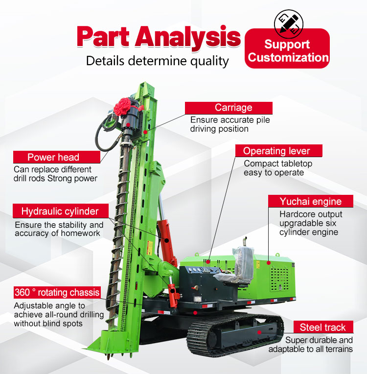 Solar Pile Ramming Machine