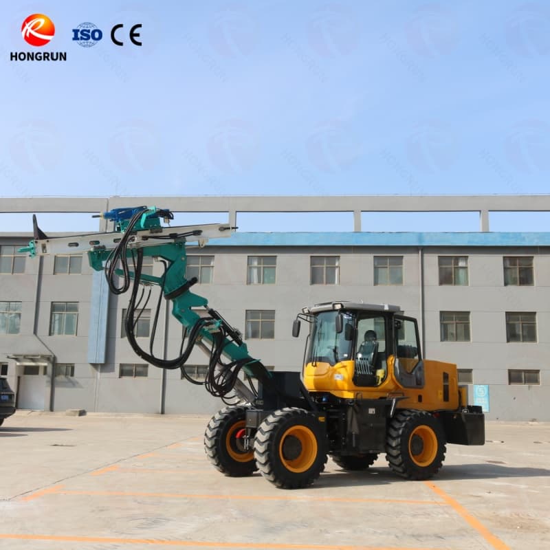 Perfuradora de túnel sobre rodas