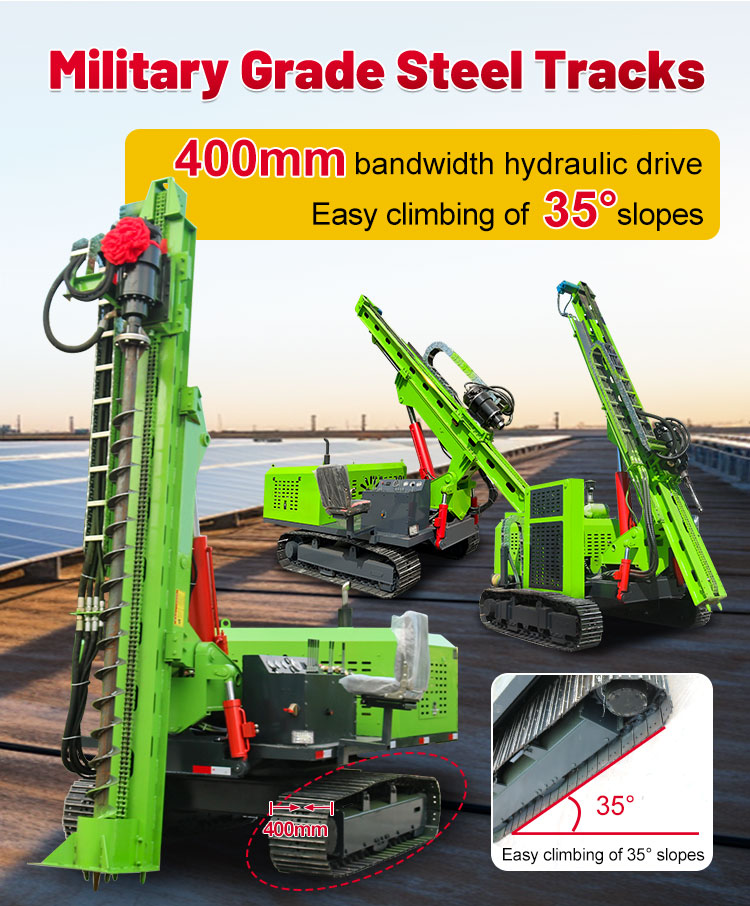 Solar Pile Ramming Machine