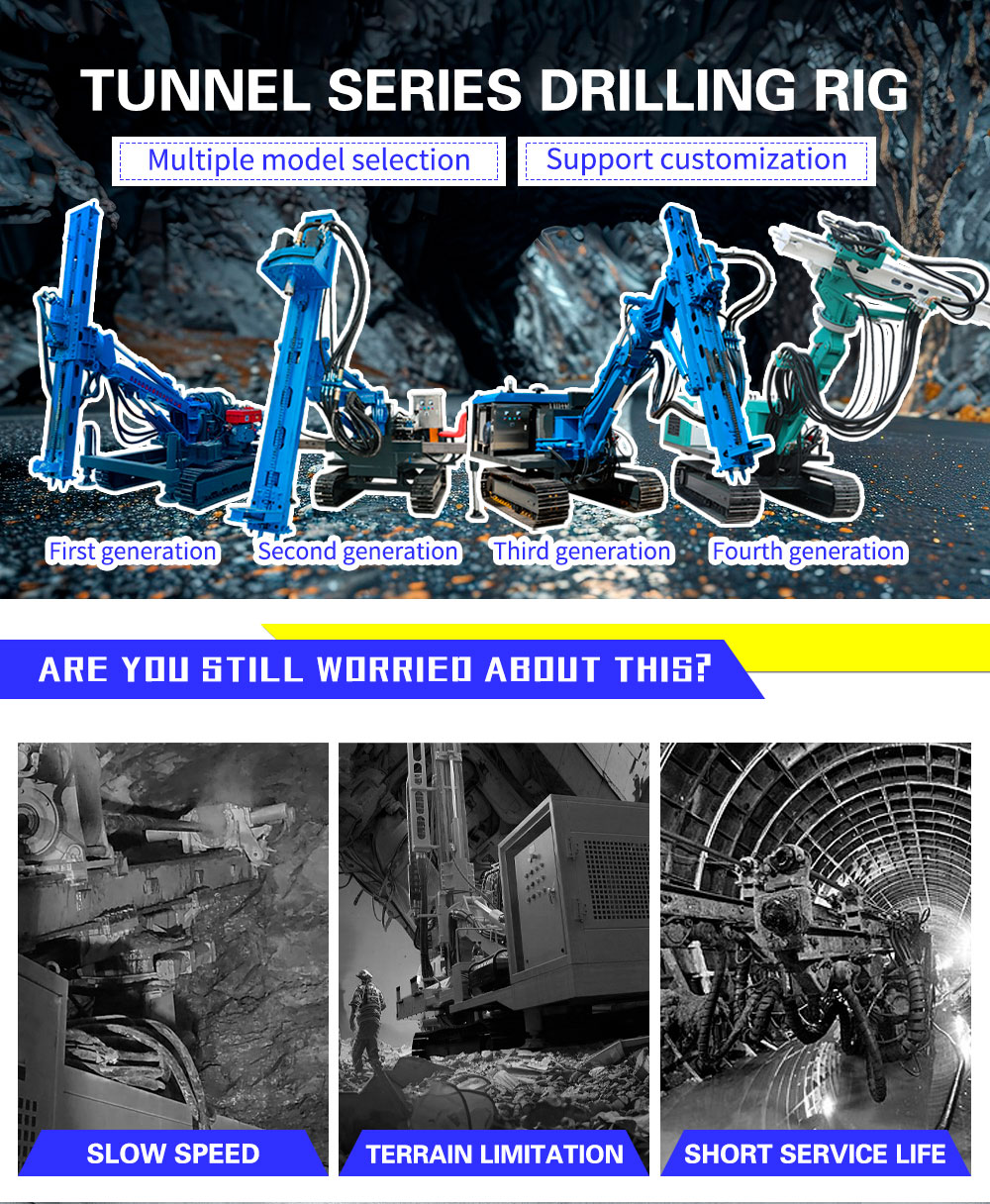 Plataforma de perforación hidráulica de túneles