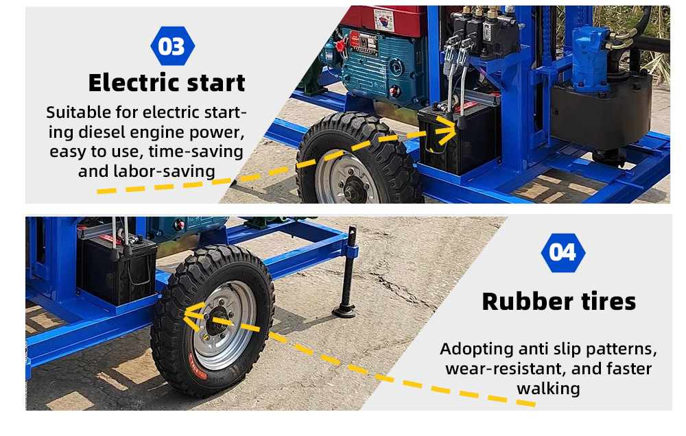Diesel Hydraulic Water Well Drilling Rig