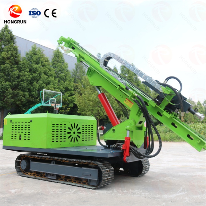 Bate-estaca fotovoltaica de placa de martelo hidráulico