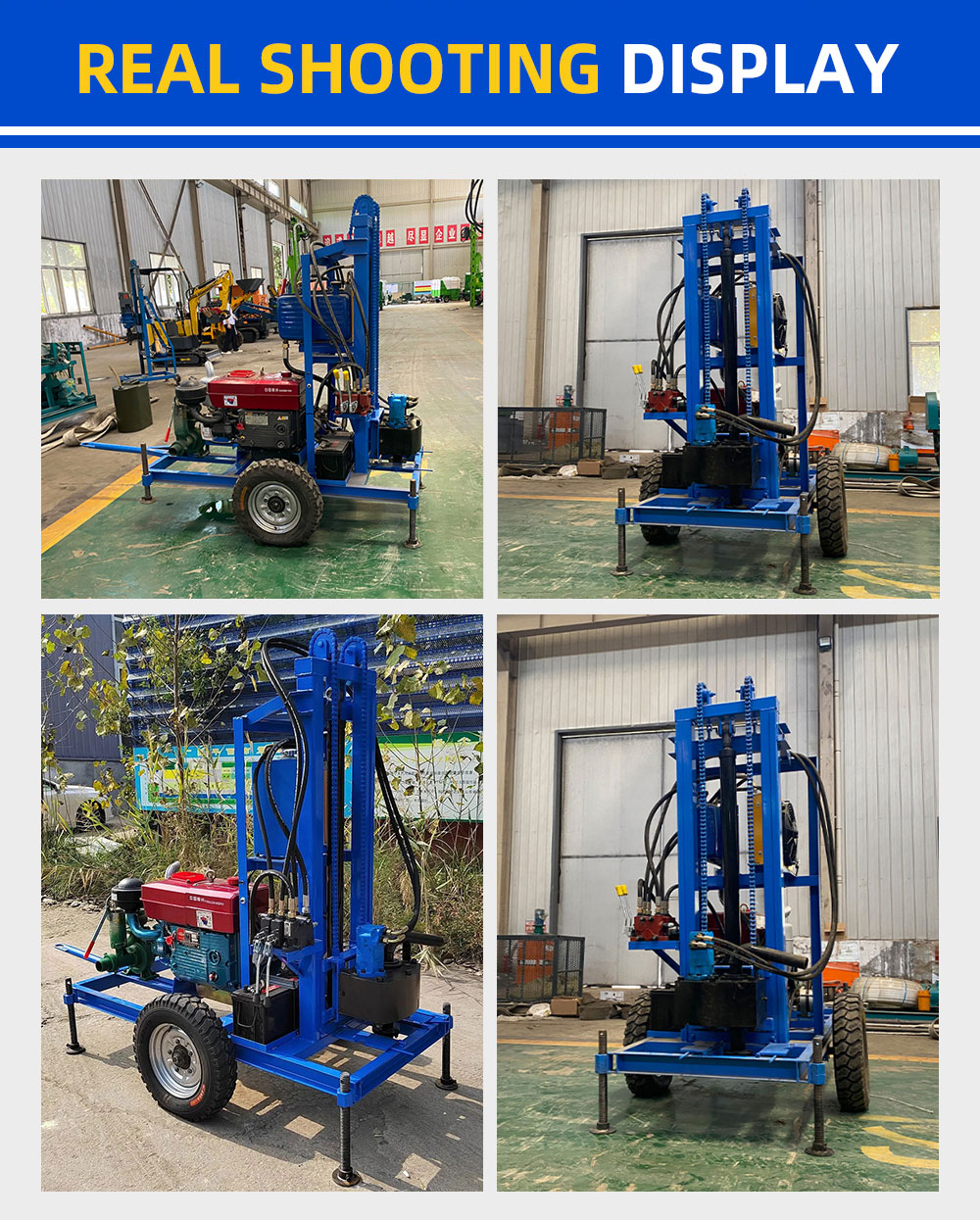 Diesel Hydraulic Water Well Drilling Rig