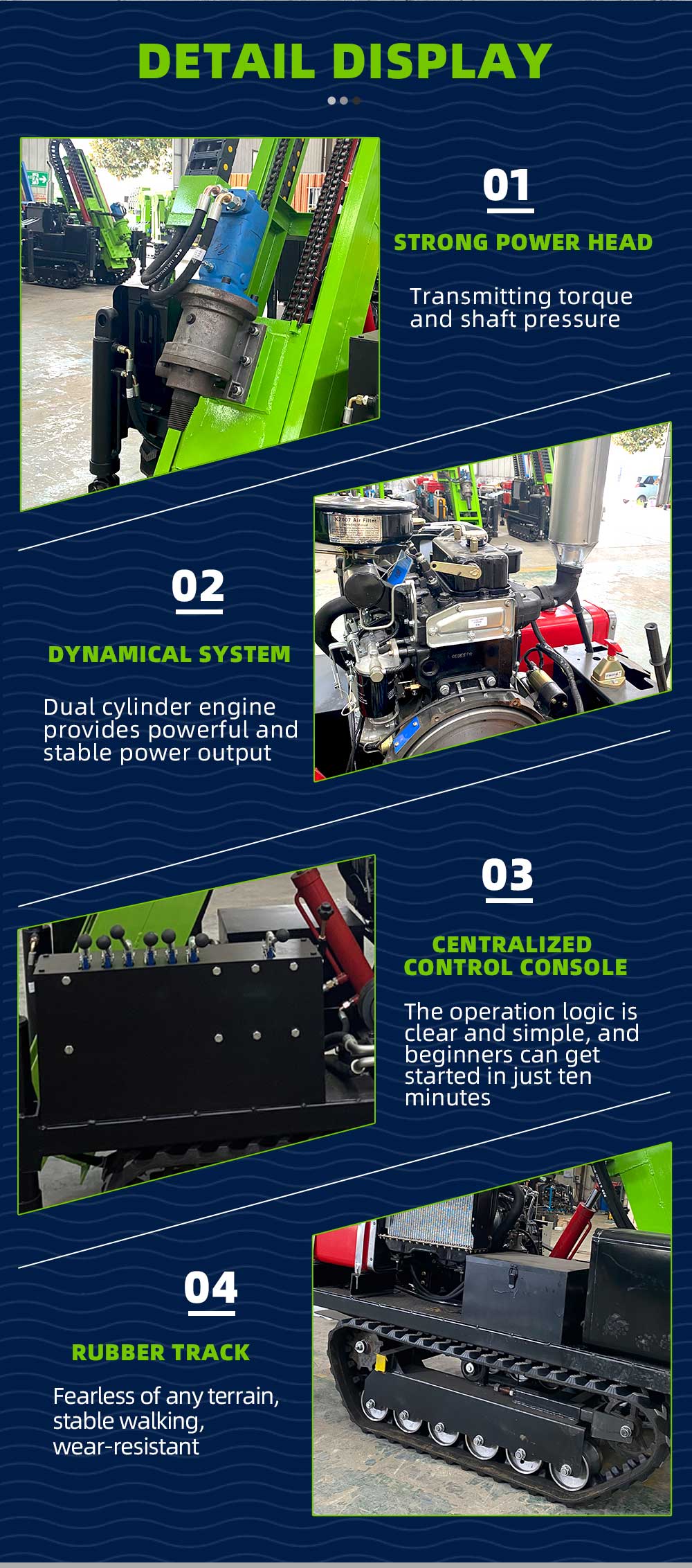 Máy khoan lỗ 35 mã lực