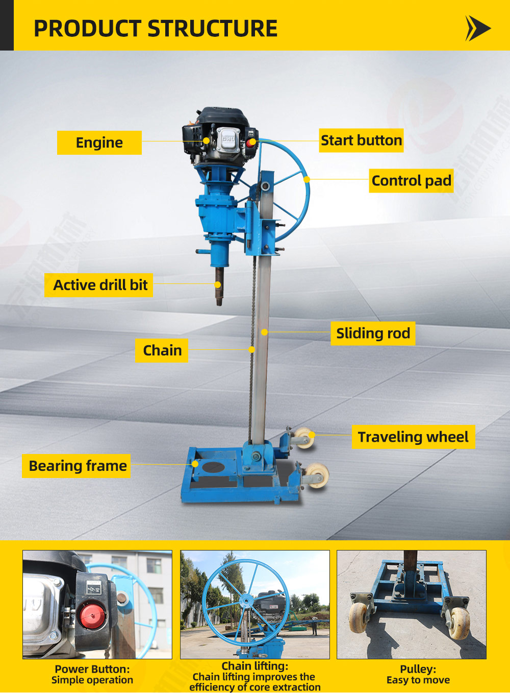 Máy khoan lõi di động
