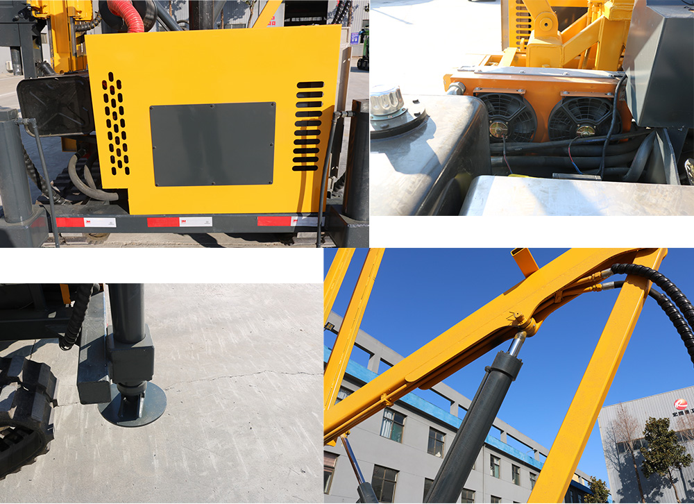 Máy đóng cọc thi công lan can đường cao tốc