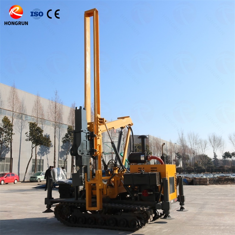 Crawler Guardrail Pile Driver