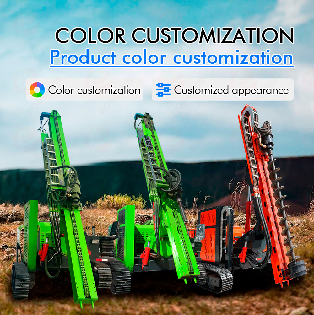 High Leg Photovoltaic Pile Driver