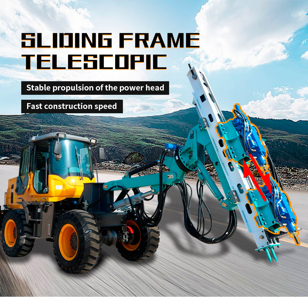 Perfuradora de túnel sobre rodas