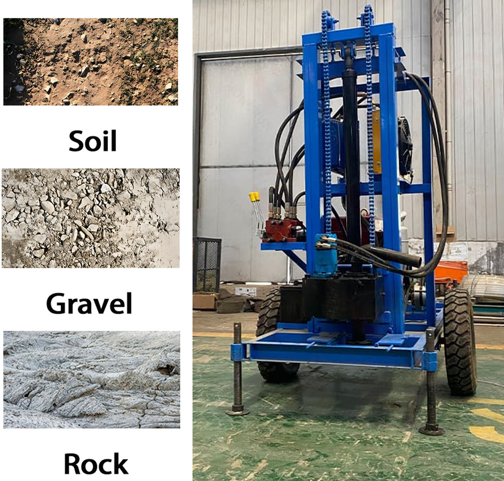 Giàn khoan giếng nước nhỏ