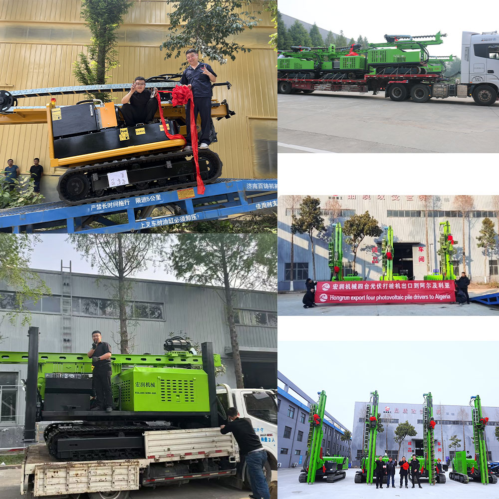 Mobile Guardrail Pile Driver