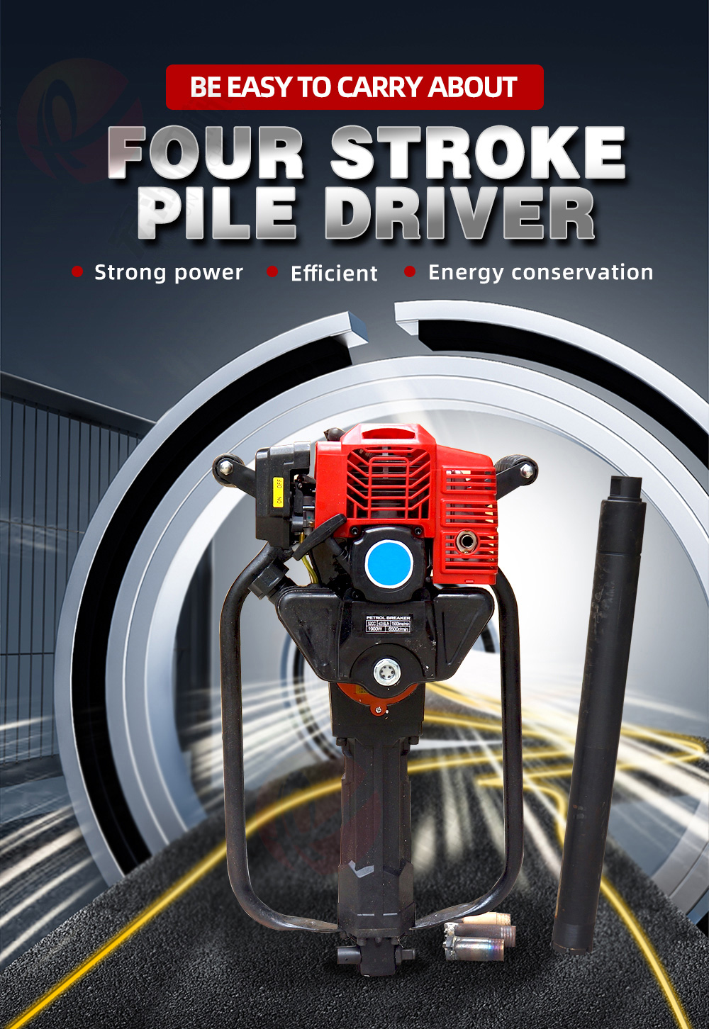 Backpack Impact Drilling Rig