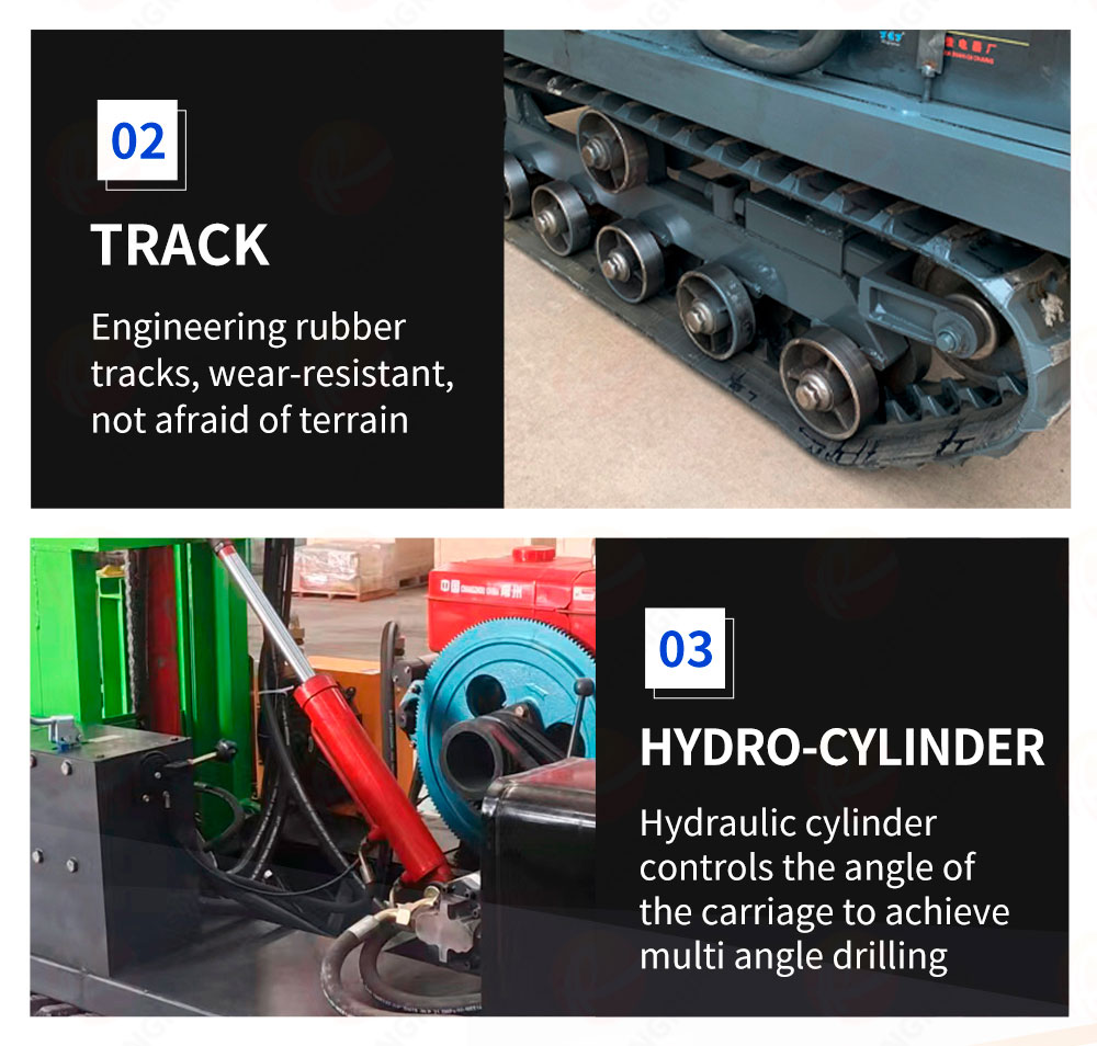 Буровая установка Down The Hole мощностью 25 лошадиных сил