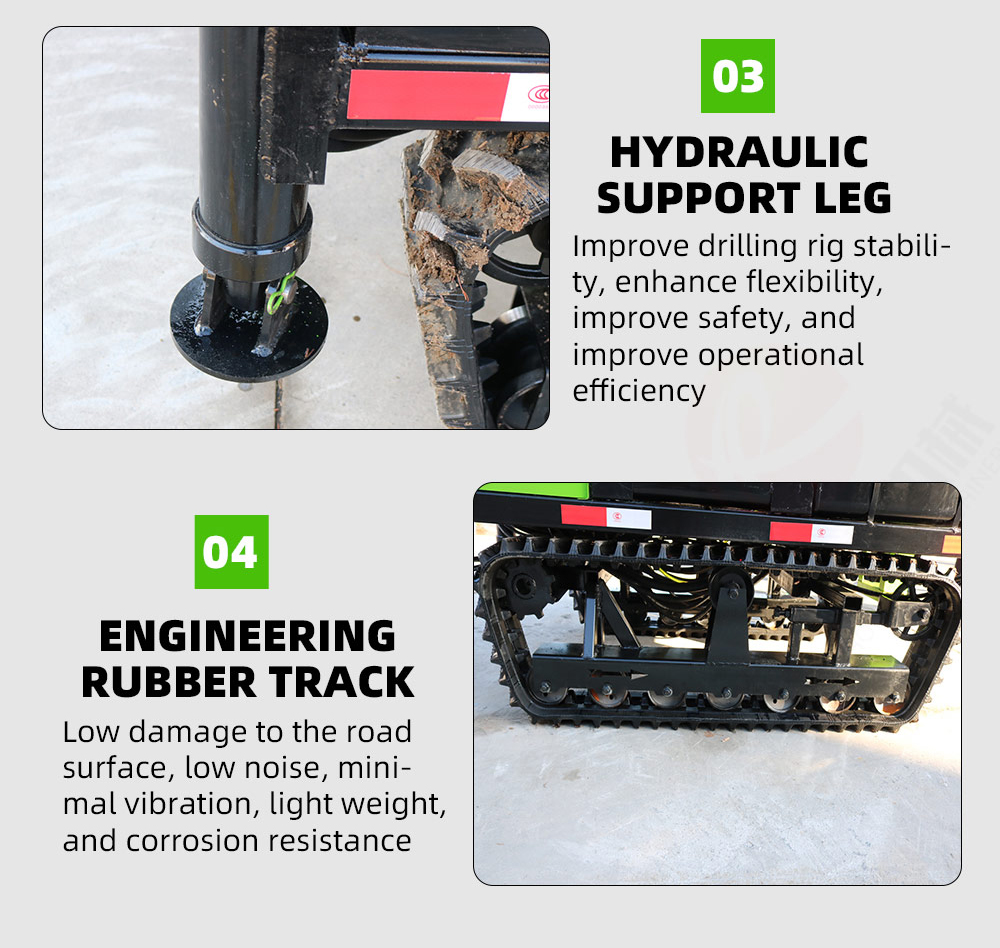 Four Cylinder Down The Hole Drilling Rig