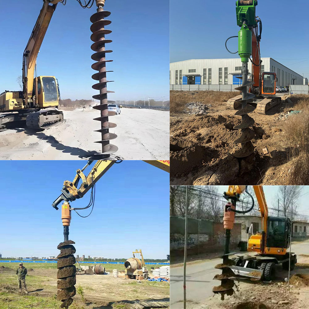 مثقاب حلزوني للحفارة