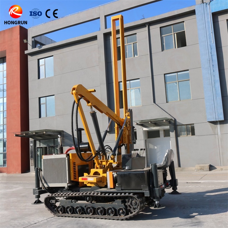 Guardrail Pile Driving Rig