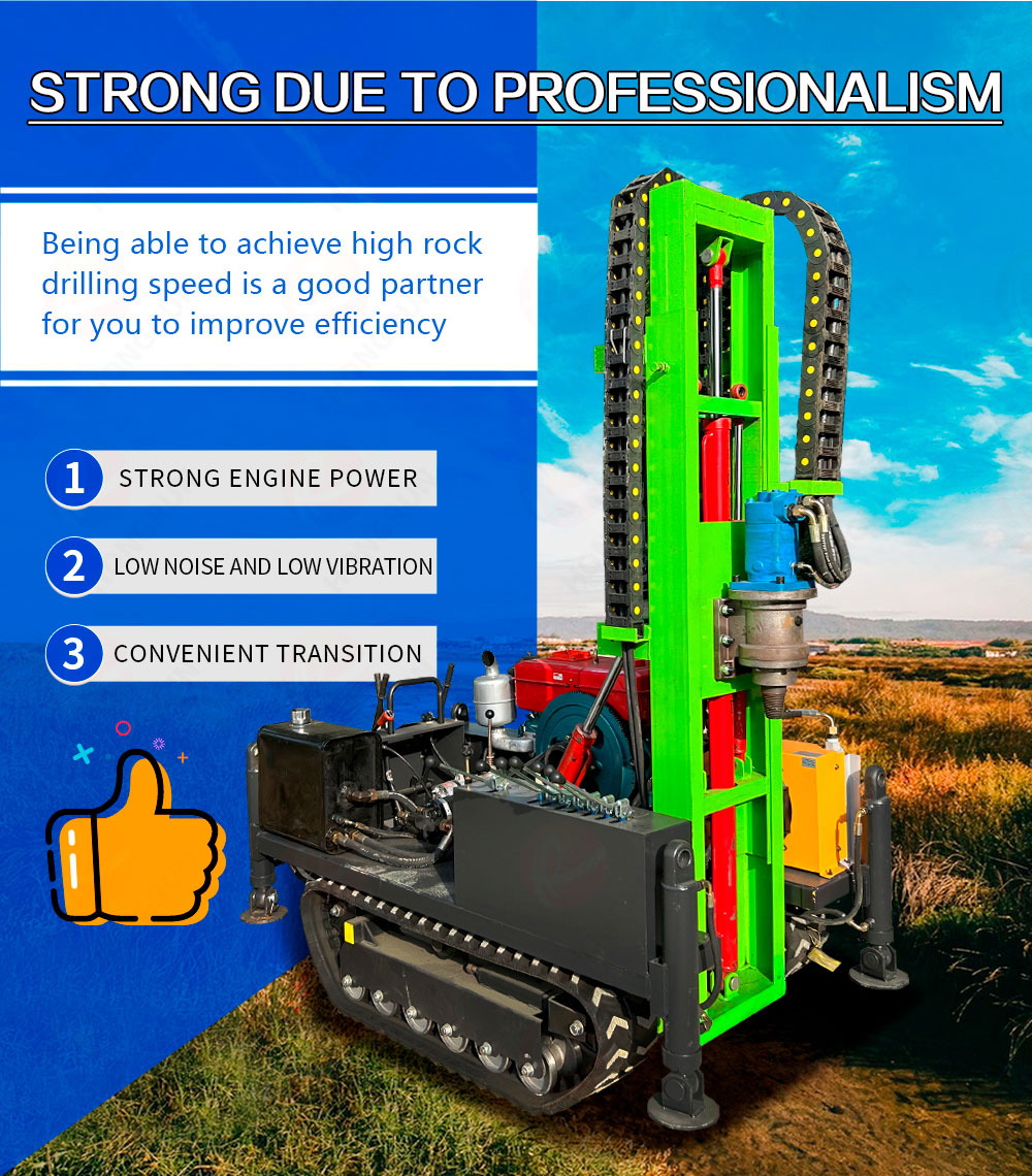 Буровая установка Down The Hole мощностью 25 лошадиных сил