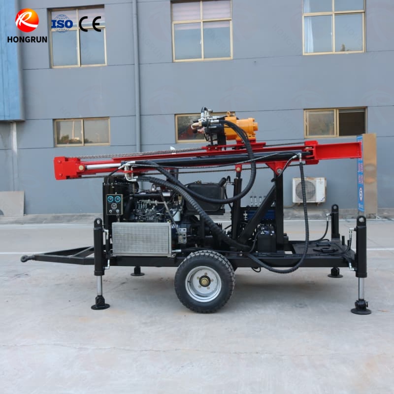 78 Horsepower Wheeled Water Well Drilling Rig